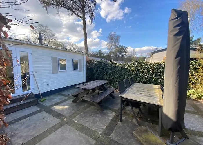 Alpesi faház Veluwe, Gezellig 4p Bij Bos, Zonnige Tuin